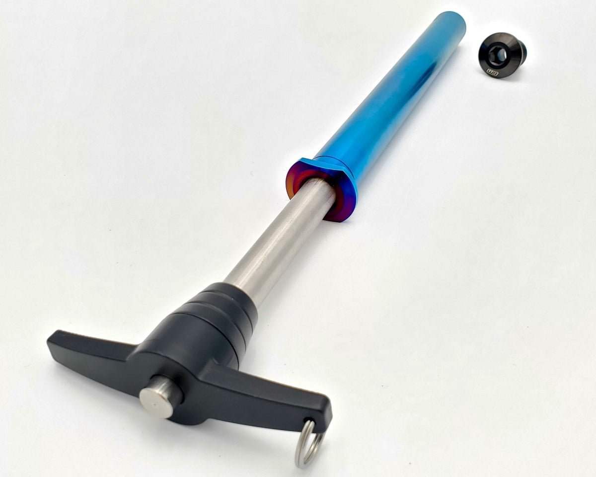 Warp 9 Stark Varg Titanium Rear Axle - MXwraps