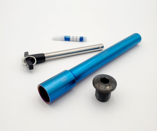 Warp 9 Stark Varg Titanium Front Axle - MXwraps