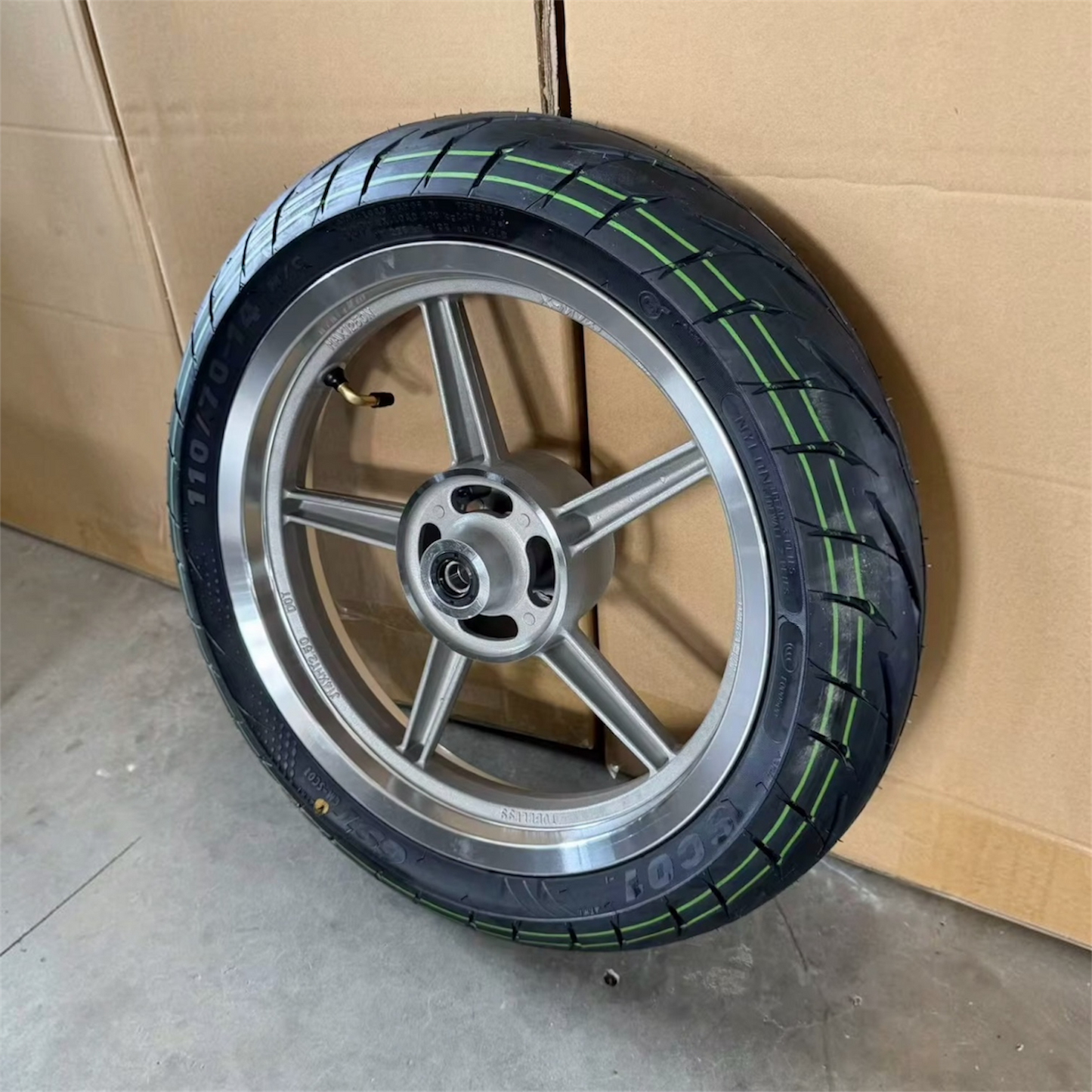 Yozma IN 10 Pro Chrome supermoto wheel set