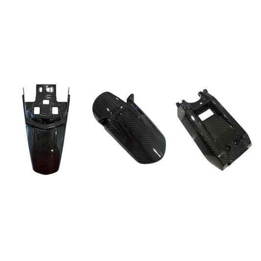 LBX Carbon Essentials Kit — Battery Cover + Rear Fender + Mud Guard - MXwraps