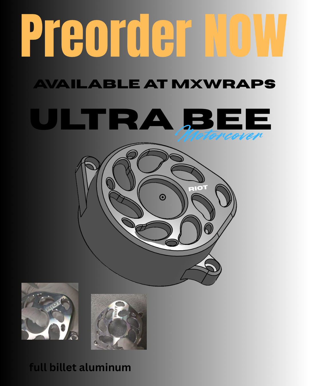 Ultra Bee Motor Cover (IN STOCK SHIPS FAST)