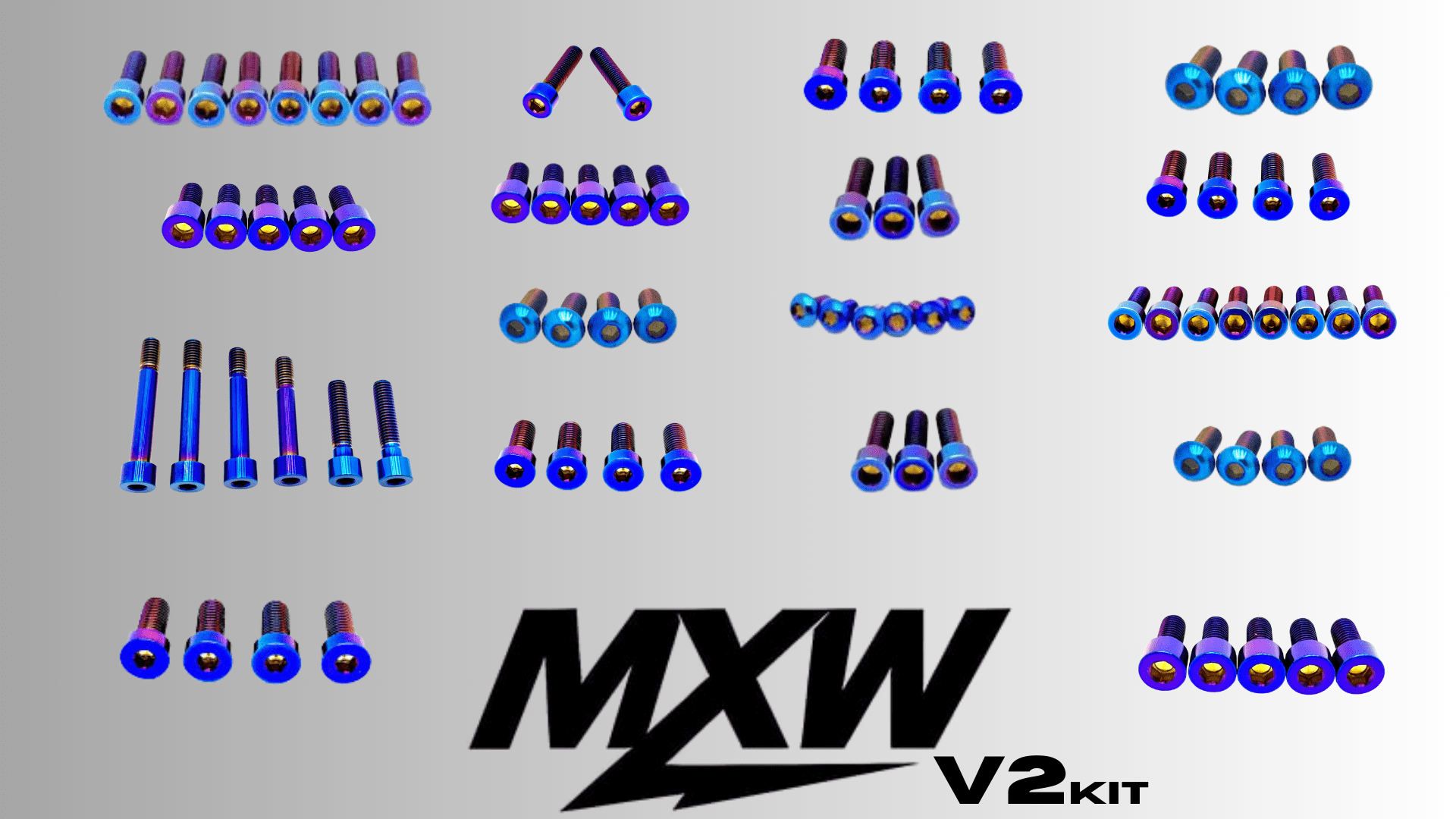 E Ride Pro S/SS/SR Titanium Bolt Kit - MXwraps