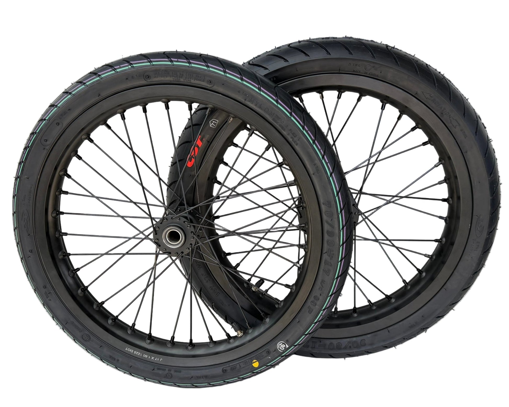 Surron/E Ride Pro/79Bike/Ventus CST Supermoto Wheel Set - MXwraps