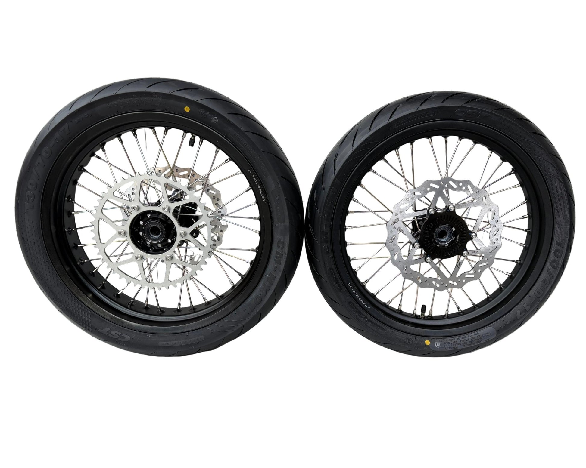 Complete 17in Super Moto Wheel Set for Surron Ultra Bee - MXwraps