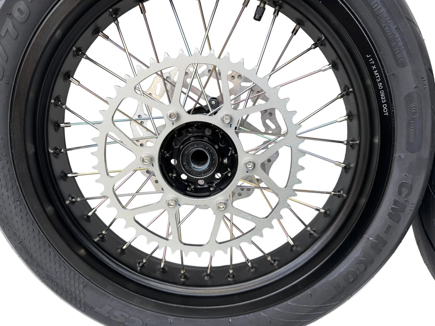 Complete 17in Super Moto Wheel Set for Surron Ultra Bee - MXwraps