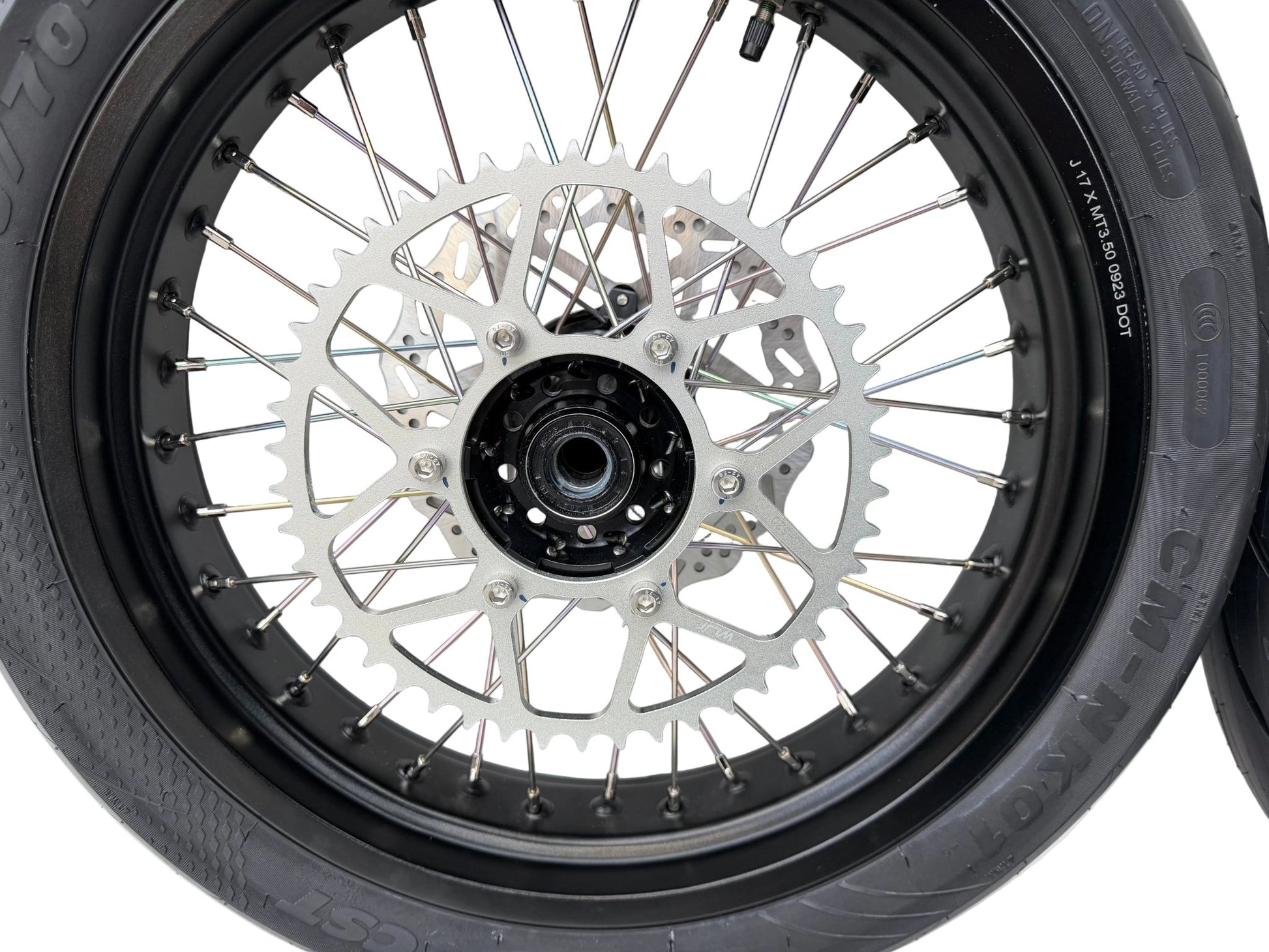 Complete 17in Super Moto Wheel Set for Surron Ultra Bee - MXwraps