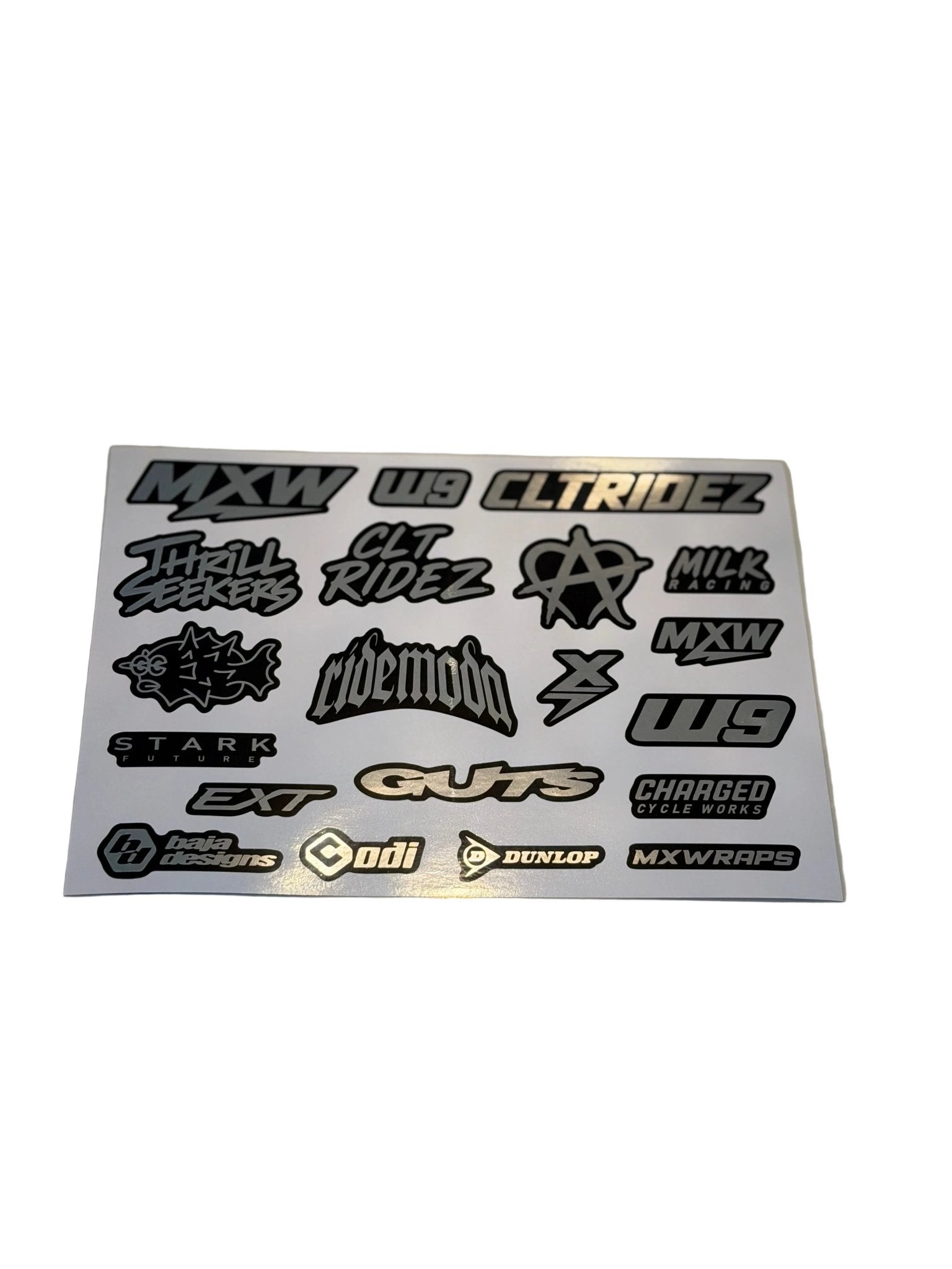 E-Moto Sticker Sheet - MXwraps