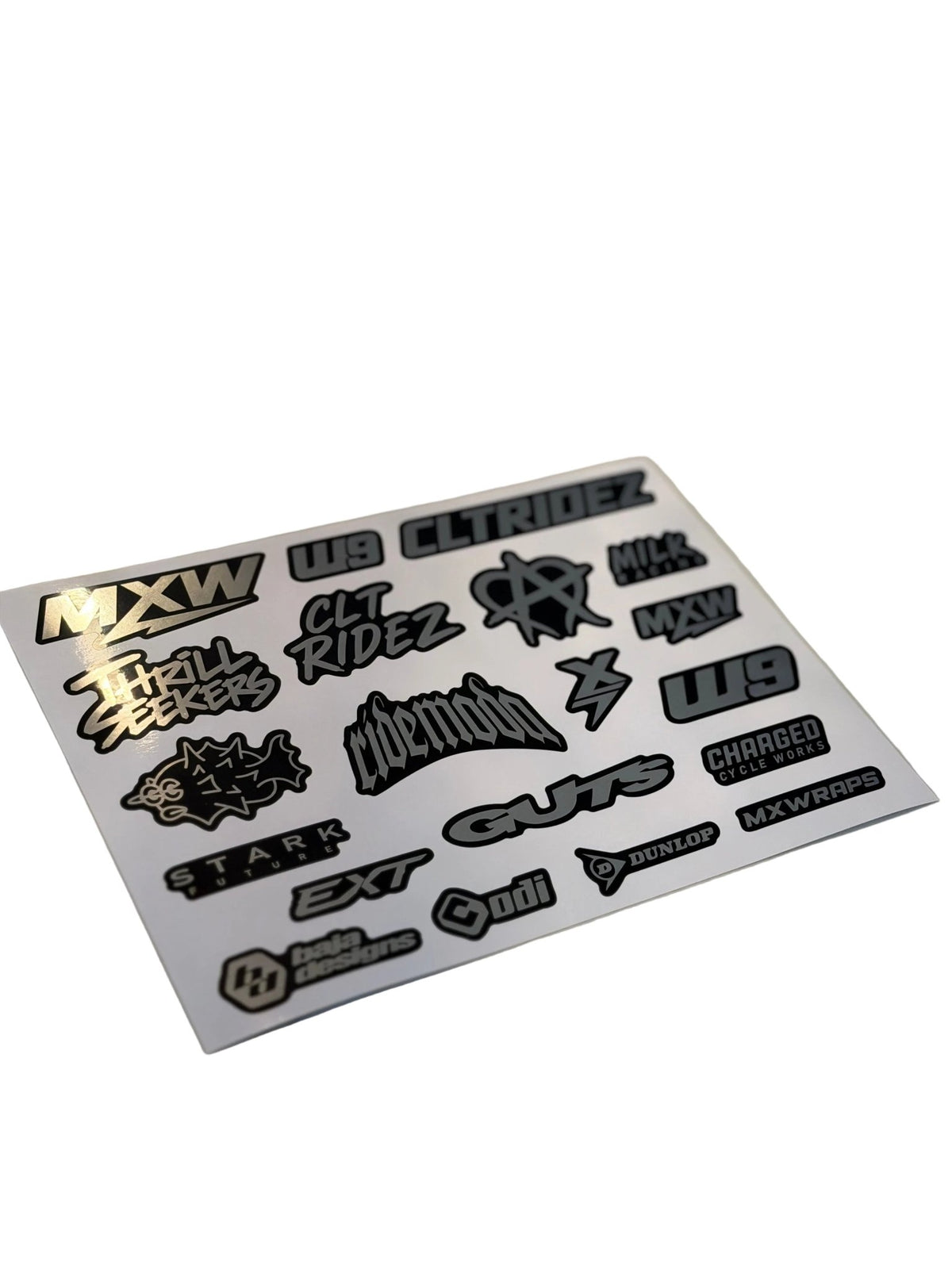 E-Moto Sticker Sheet - MXwraps