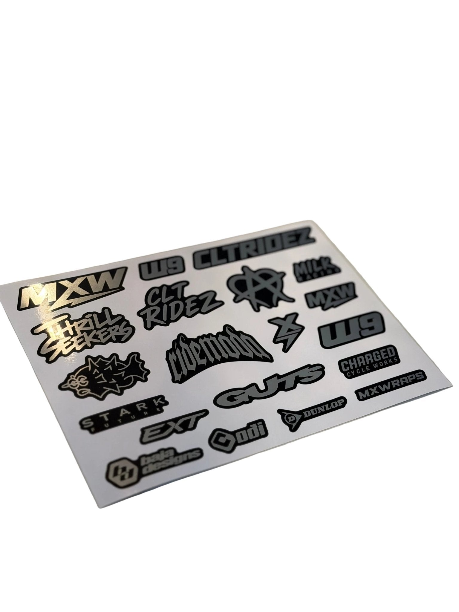 E-Moto Sticker Sheet - MXwraps
