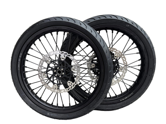 17in Premium Super Moto Wheel Set for Surron/ E-Ride Pro / 79Bike, Ventus