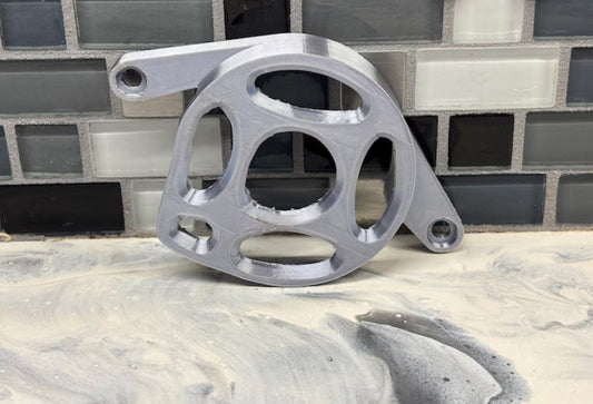 Silver surron motor cover - MXwraps