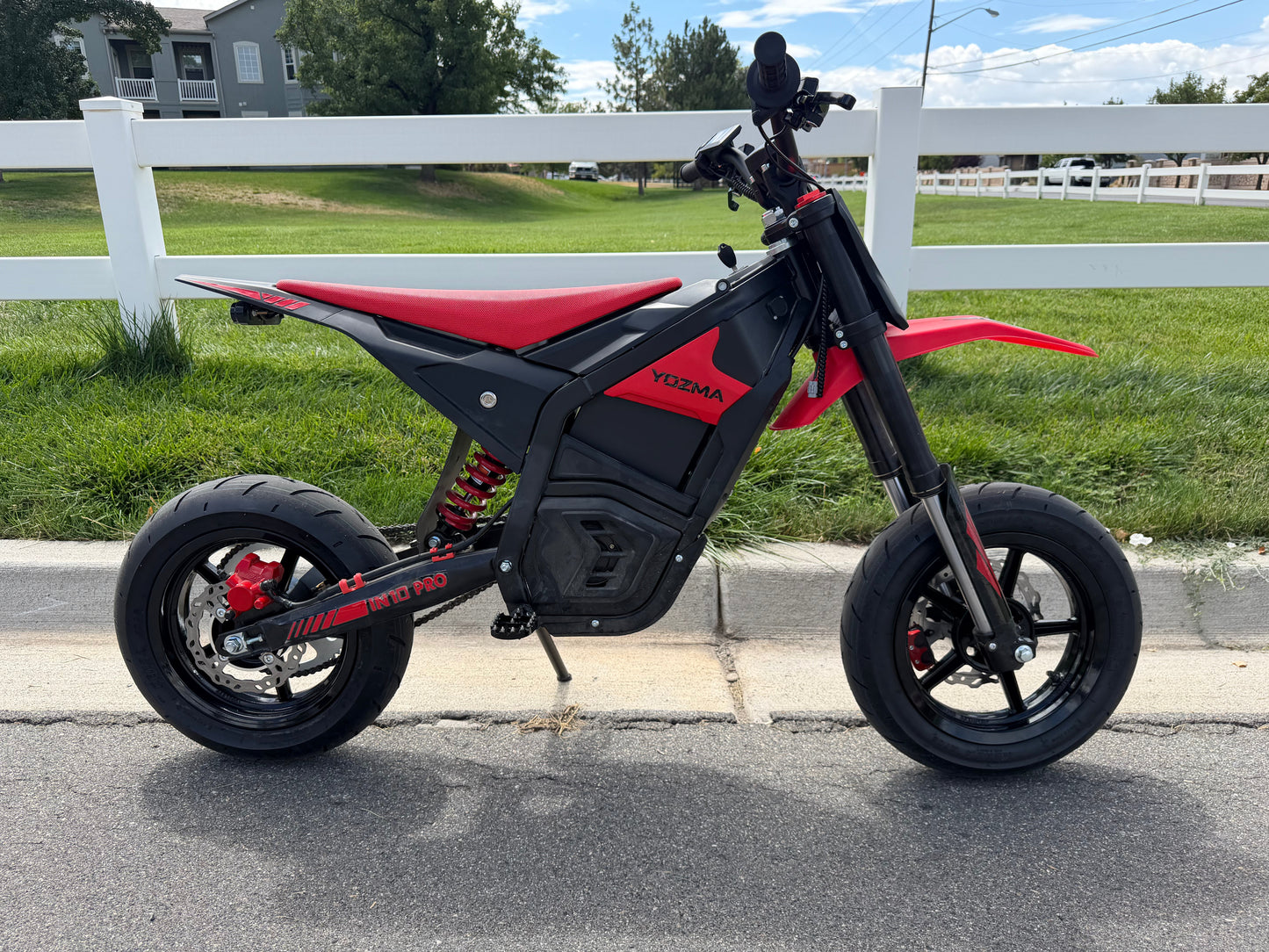 12in Mag Supermoto Wheel Set for Pit Bikes Yozma, Strike Shadow