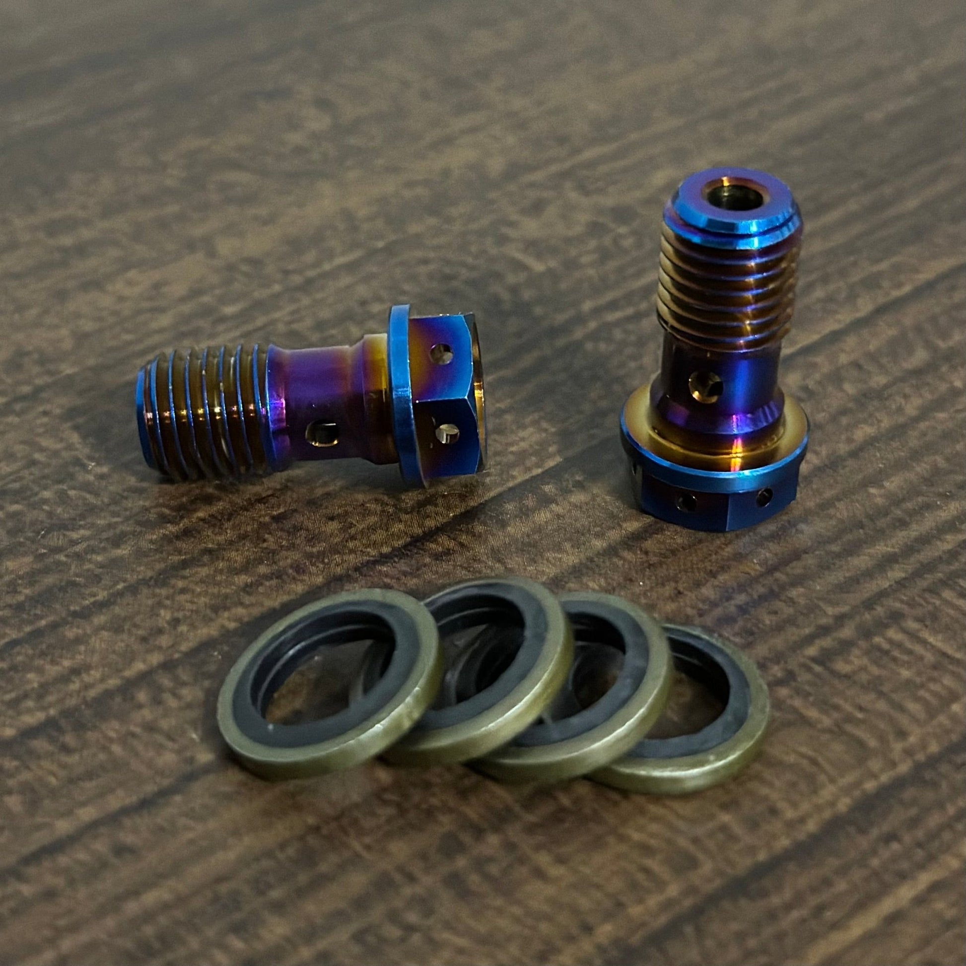 Titanium Brake Banjo Bolts+Seals - MXwraps