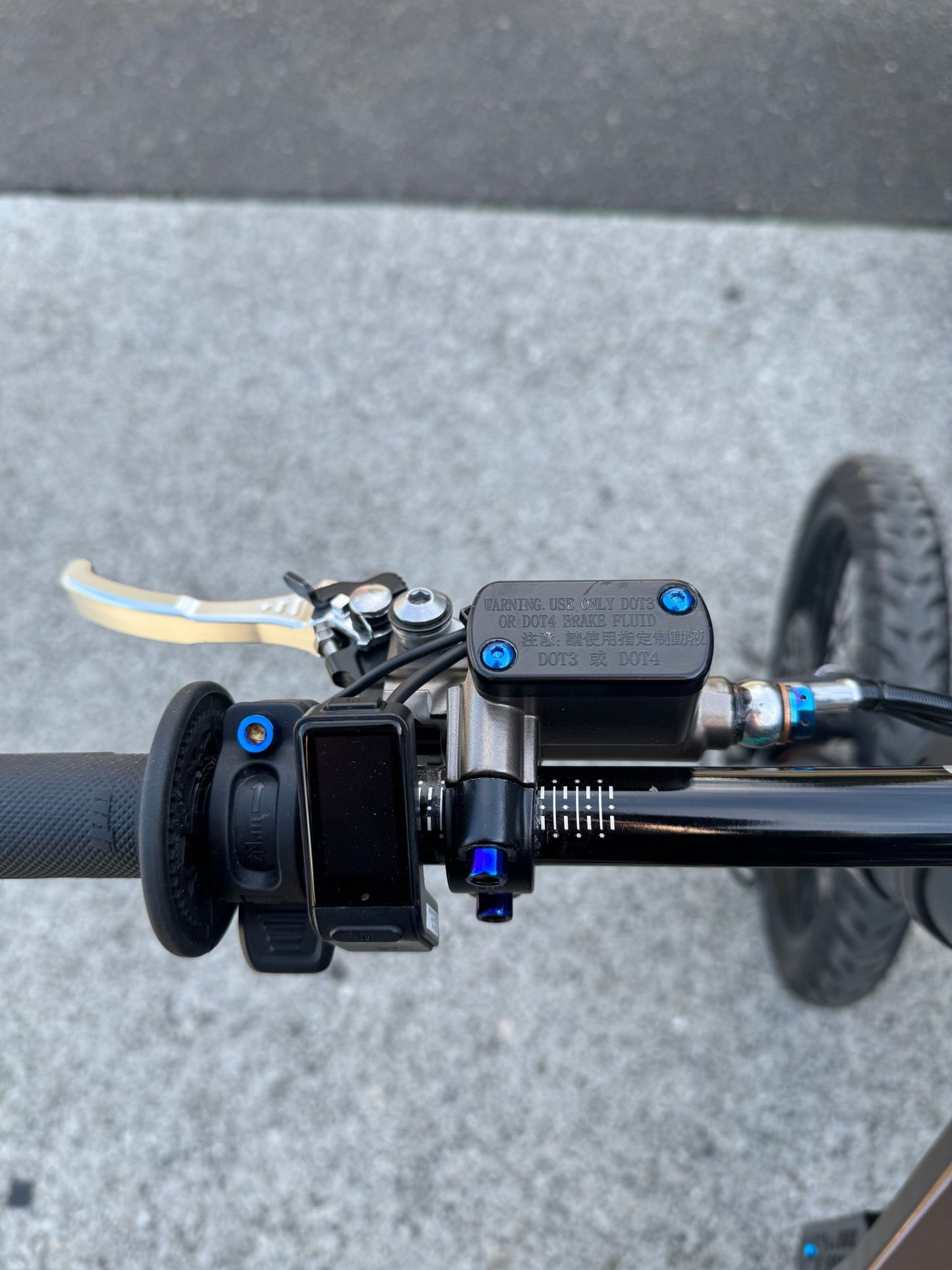 Titanium Ultra Bee Brake Reservoir Bolts - MXwraps