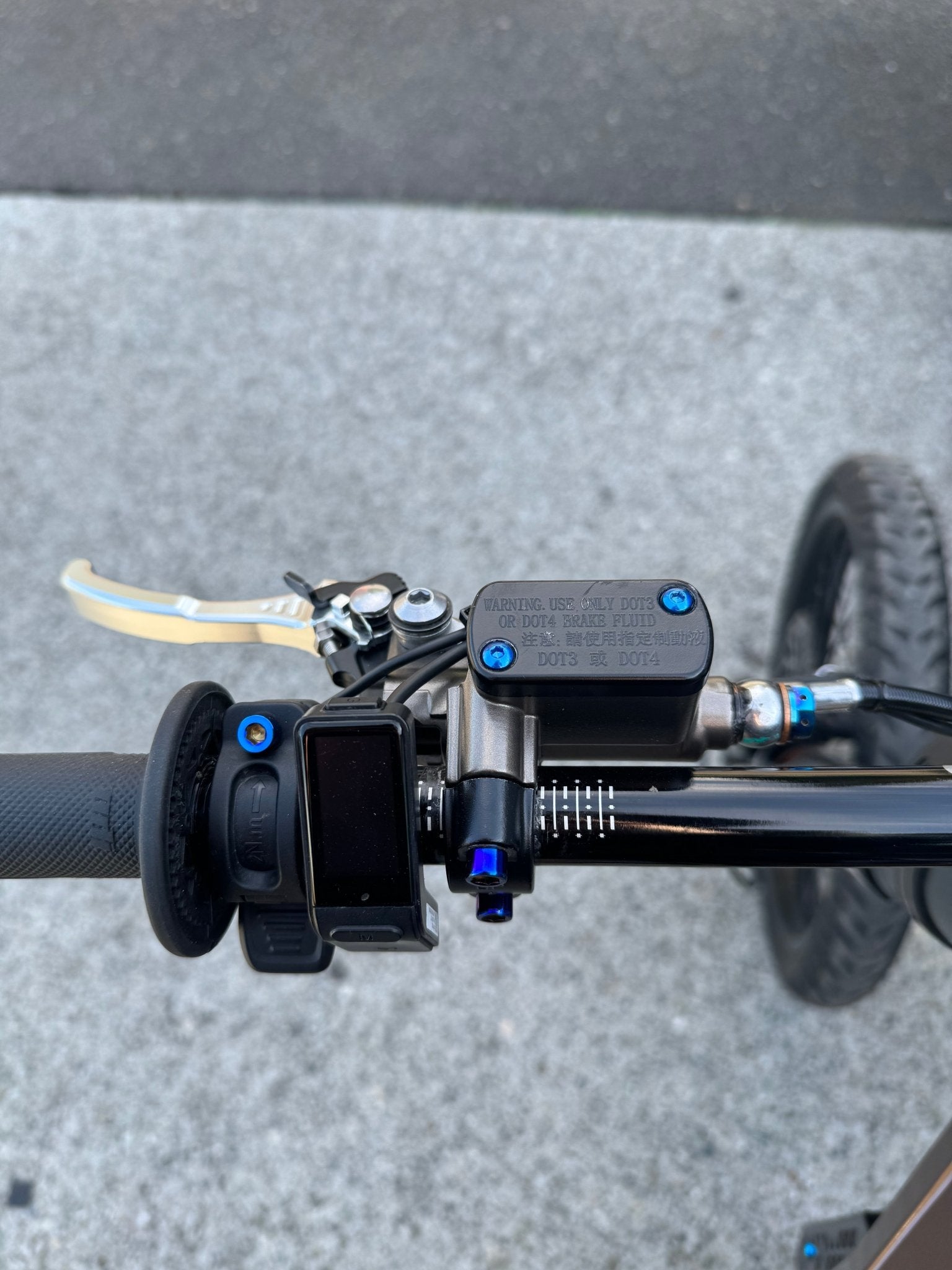 Titanium Ultra Bee Brake Reservoir Bolts - MXwraps