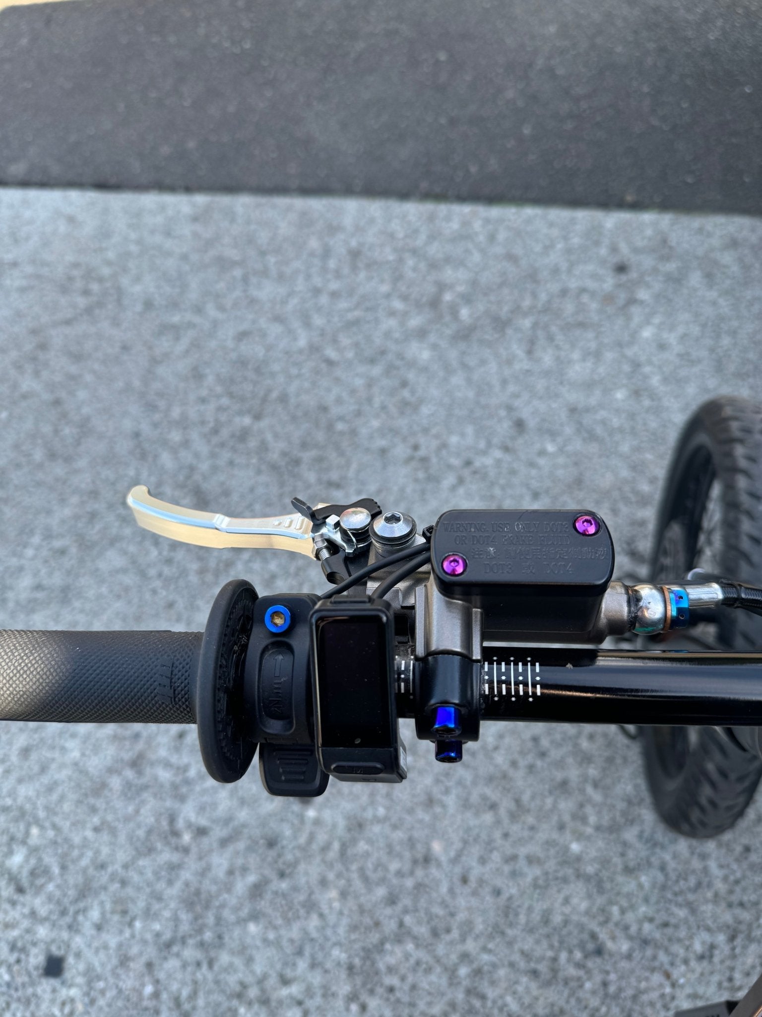 Titanium Ultra Bee Brake Reservoir Bolts - MXwraps