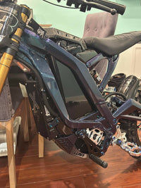E-Bike Matte black "72v" Style Wrap