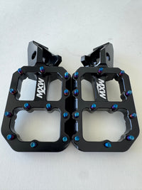 Titanium Black Wide Pegs - MXwraps