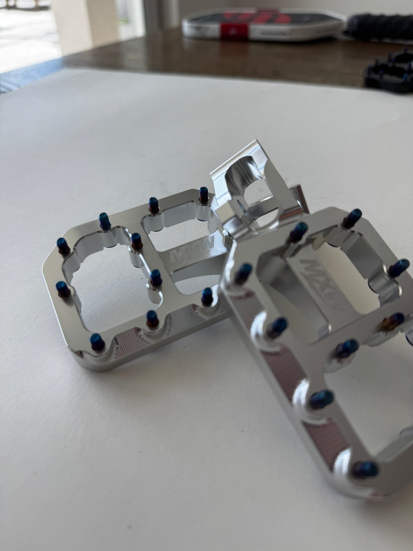 Titanium Chrome Wide Pegs - MXwraps