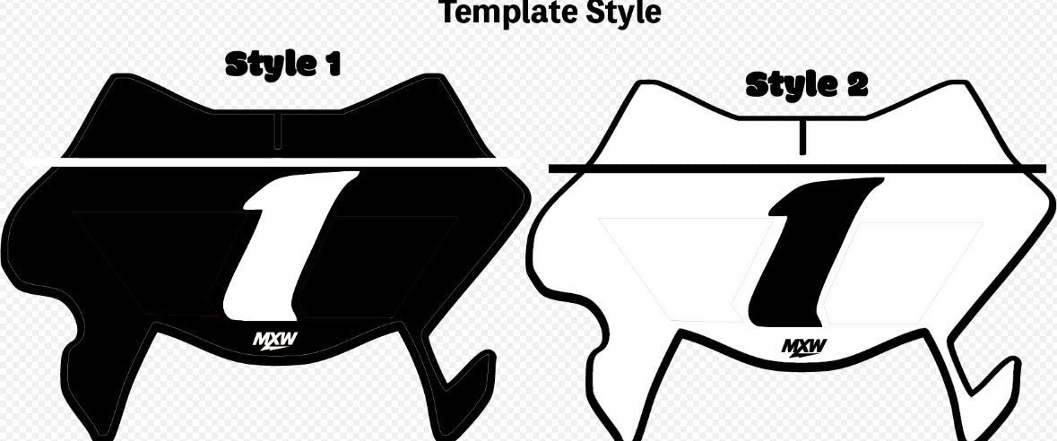 Vented Ultra Bee Plate - MXwraps