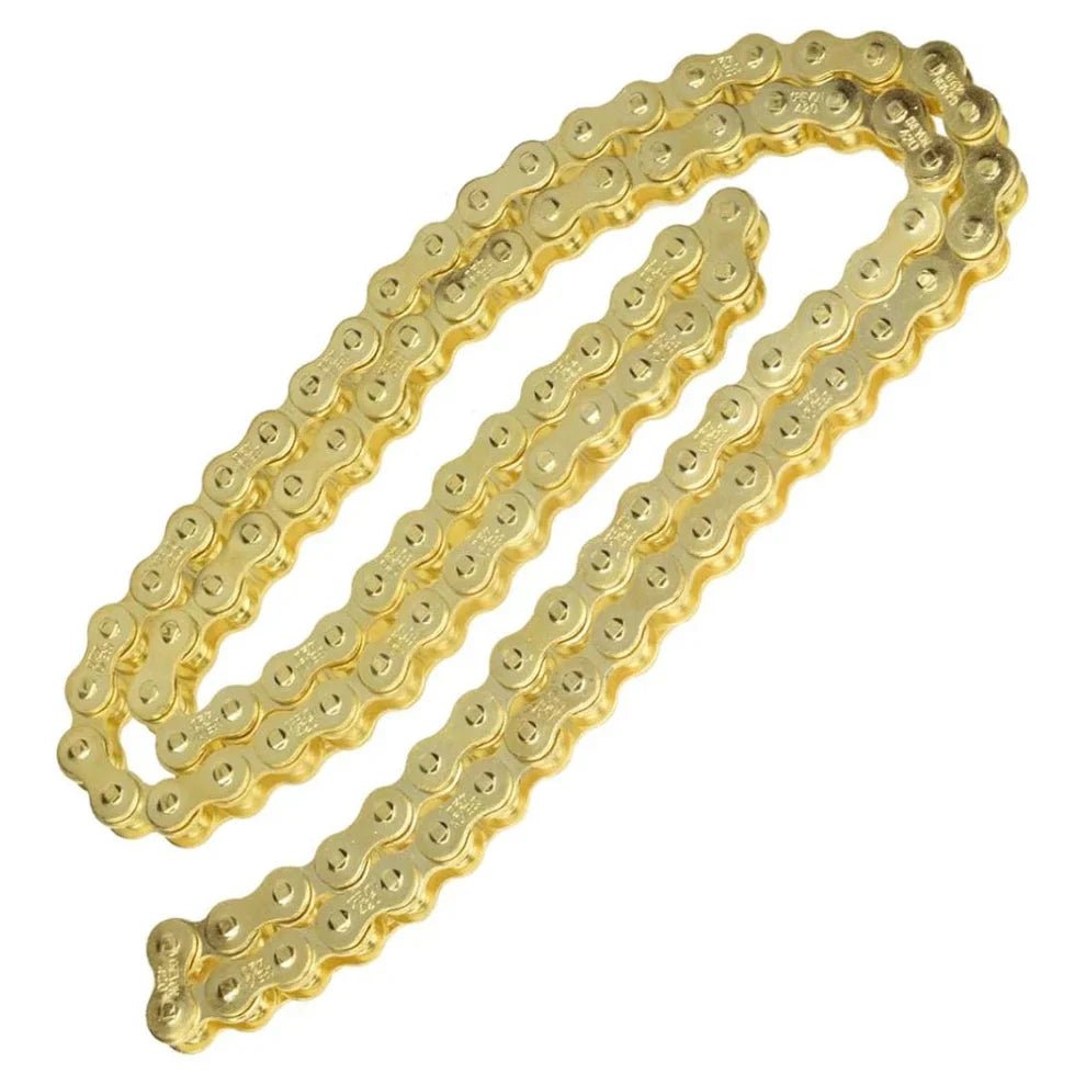 Tuttio Soleil 01 & Yozma Gold Chain Upgrade – Heavy Duty 420 E - Bike Chain (116 Links) - MXwraps