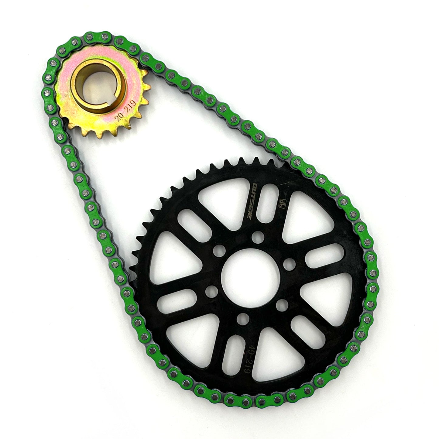Primary Belt to Chain Conversion Kit | 219 | RK Sealed O-Ring | Surron Light Bee - MXwraps