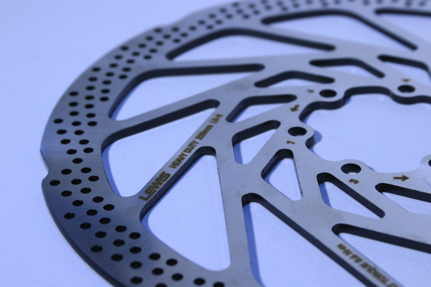 Lewis 220x3mm Rear surron brake rotor - MXwraps