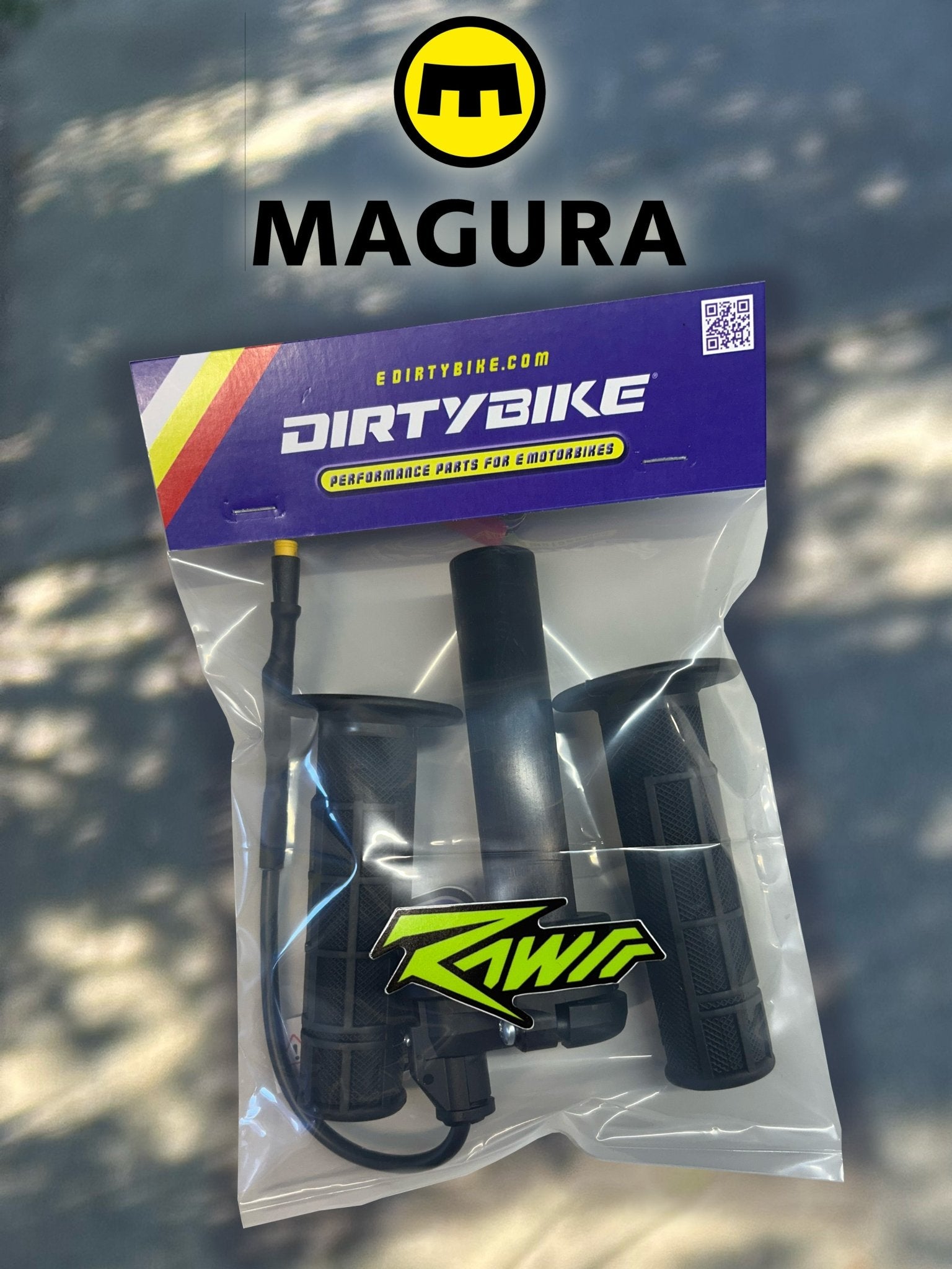 1/4 Turn Electronic Magura Throttle | DirtyBike | Rawrr Mantis X | Mantis Mini - MXwraps