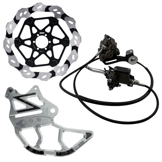 Ebike Garage Moto Brake Conversion Kit // "Ultra Bee Brakes" // Throne Srpnt X3 - MXwraps
