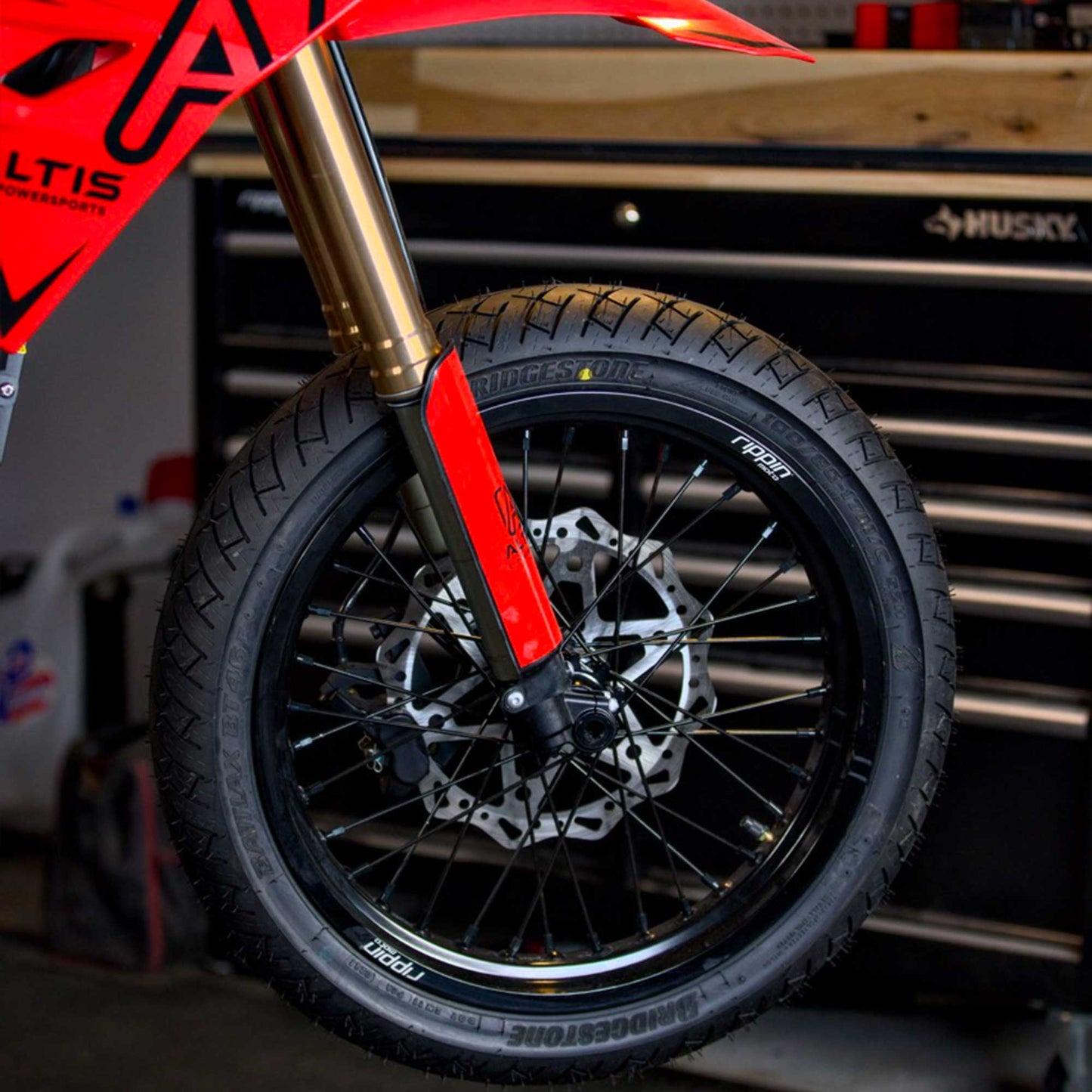 Blackline Supermoto Wheelset for Arctic Leopard XE PRO S - MXwraps