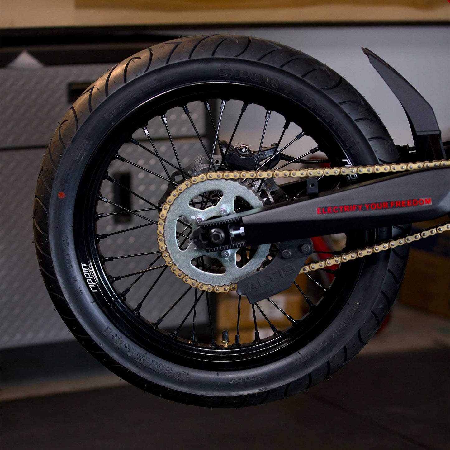 Blackline Supermoto Wheelset for Talaria MX5 - MXwraps