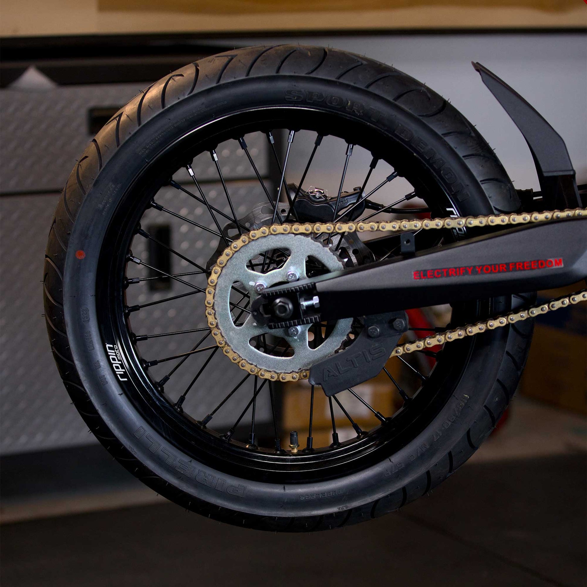 Blackline Supermoto Wheelset for Sur-Ron Light Bee X - MXwraps