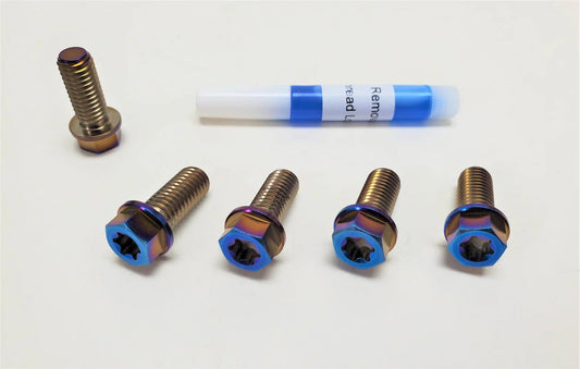 Warp 9 E - Moto Titanium Sprocket Bolts - MXwraps