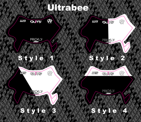 Pre-designed Ultra Bee Plate Decal
