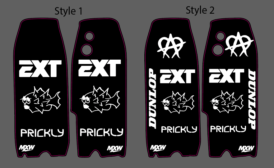 Tuttio Fork Guard Decals - MXwraps