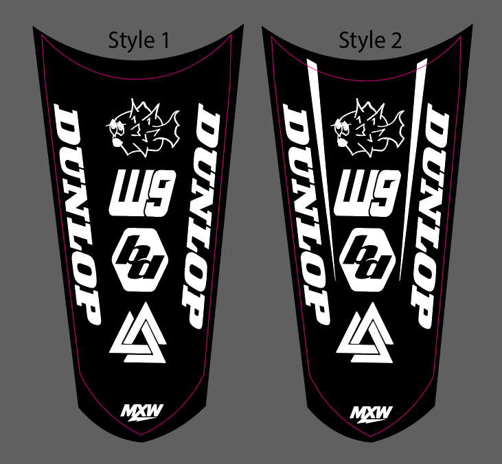 Soleil Supplies Rear Fender Decal - MXwraps