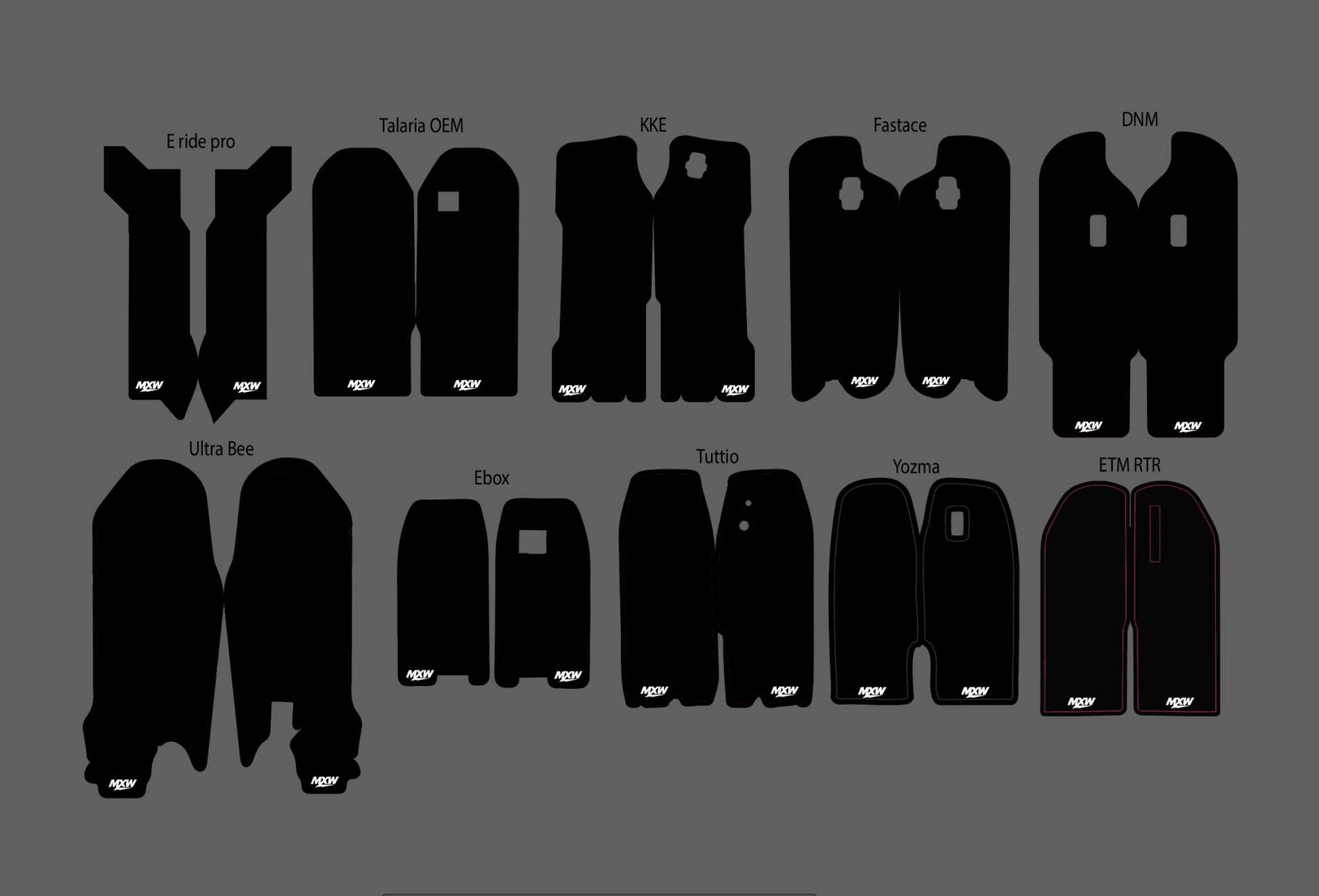 Customizable Fork Guard Decals - MXwraps