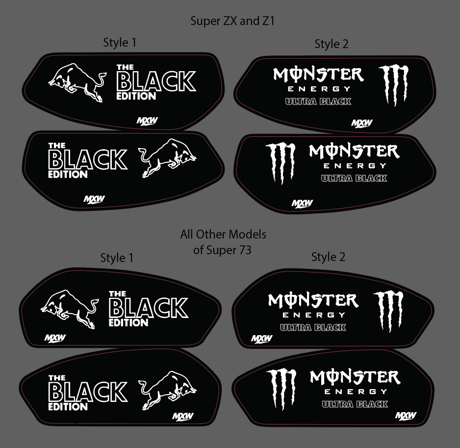 Energy Edition Super73 Battery Decals - MXwraps