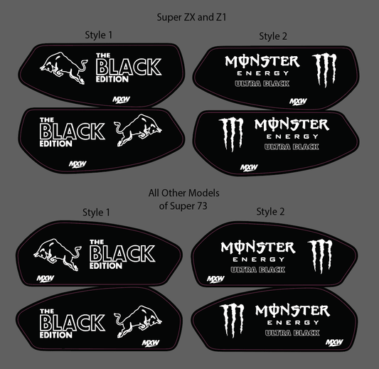 Energy Edition Super73 Battery Decals - MXwraps