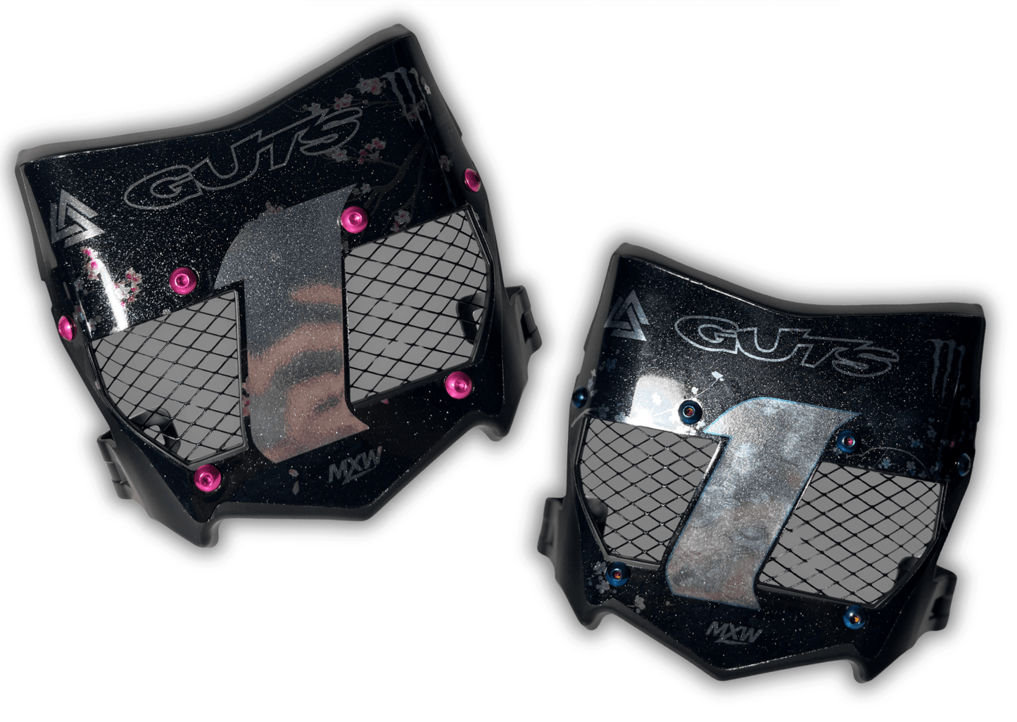 *Blossom Series* Titanium Vented Plate - MXwraps