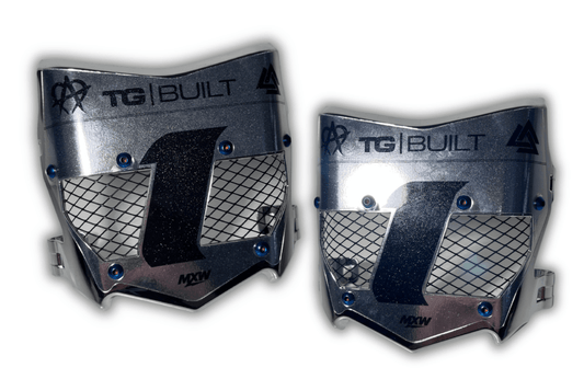 *Full Chrome* Titanium Vented Plate - MXwraps
