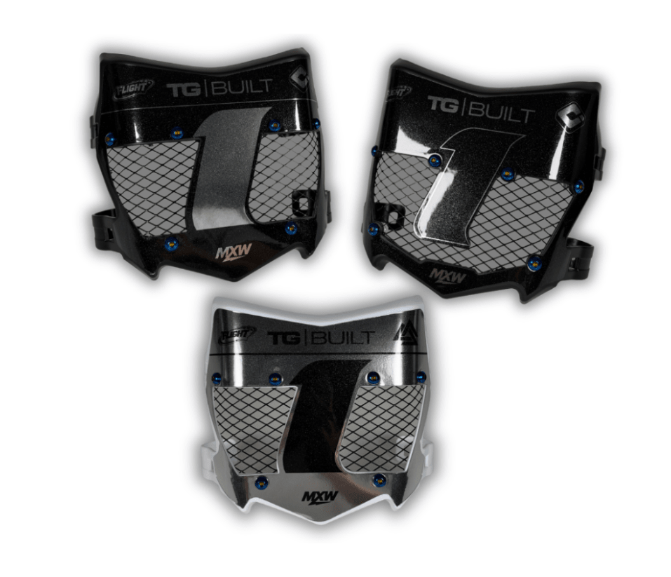 OG Style Titanium Vented Plates - MXwraps