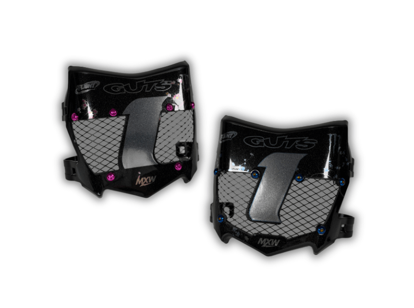 *Blossom Series* Titanium Vented Plate - MXwraps