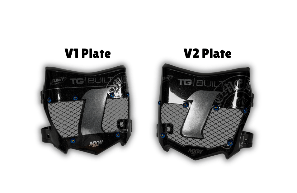 *Blossom Series* Titanium Vented Plate - MXwraps