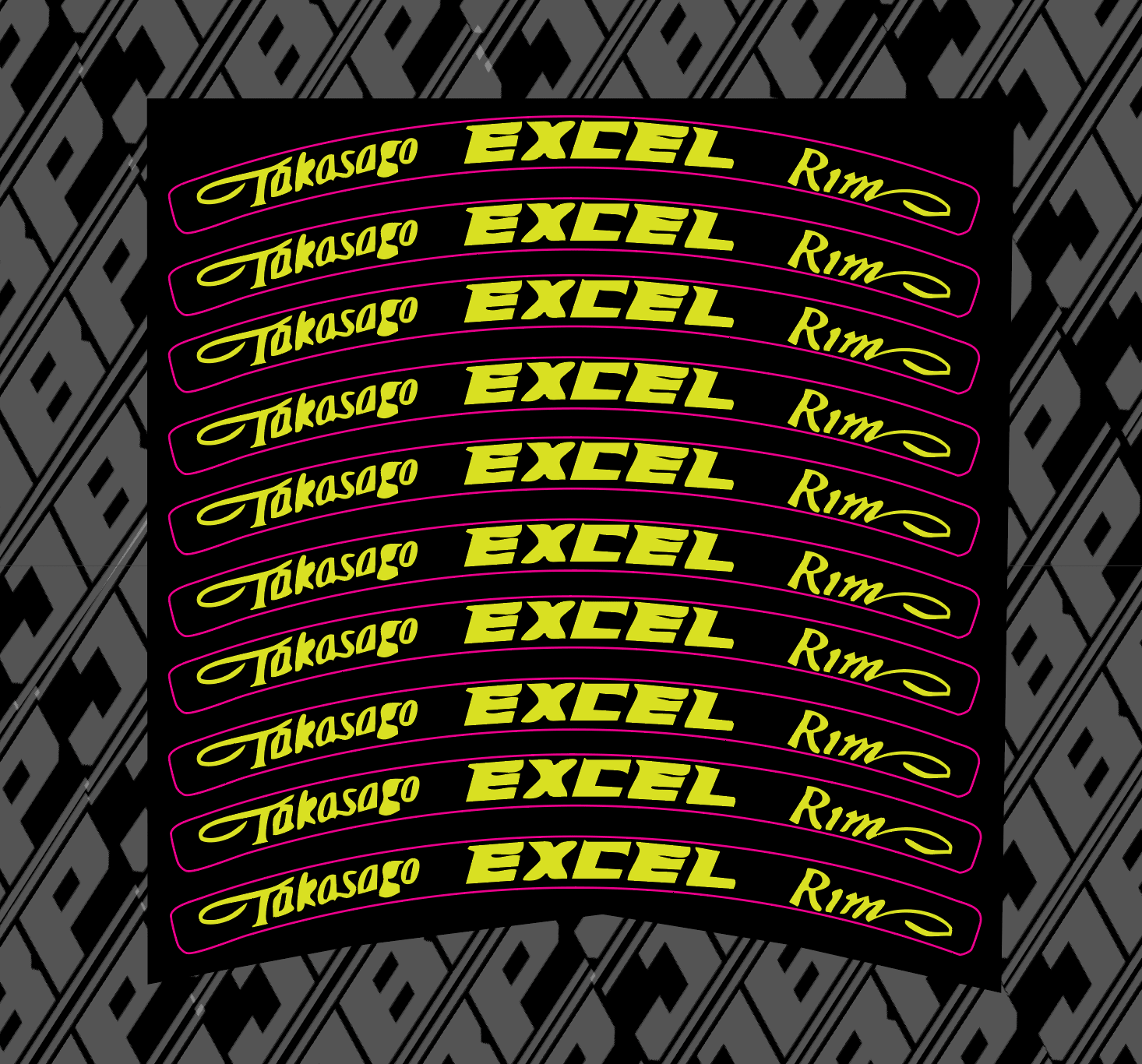 Excel Wheel Stickers – MXwraps