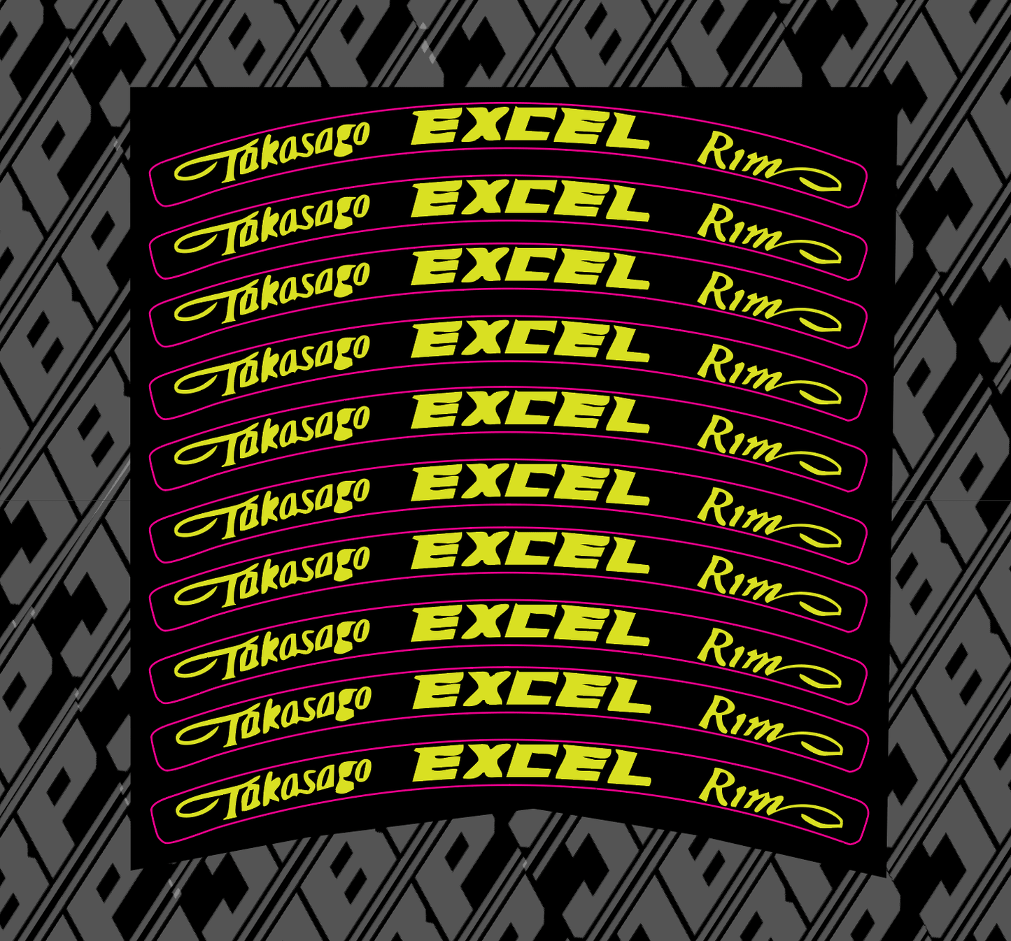 Excel Wheel Stickers – MXwraps