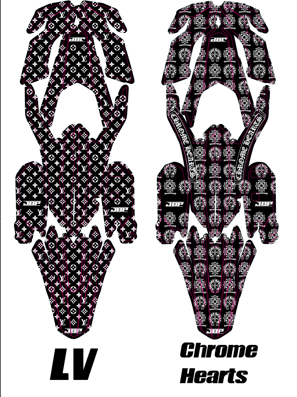 Designer Ultra Bee Plastics Wraps - MXwraps