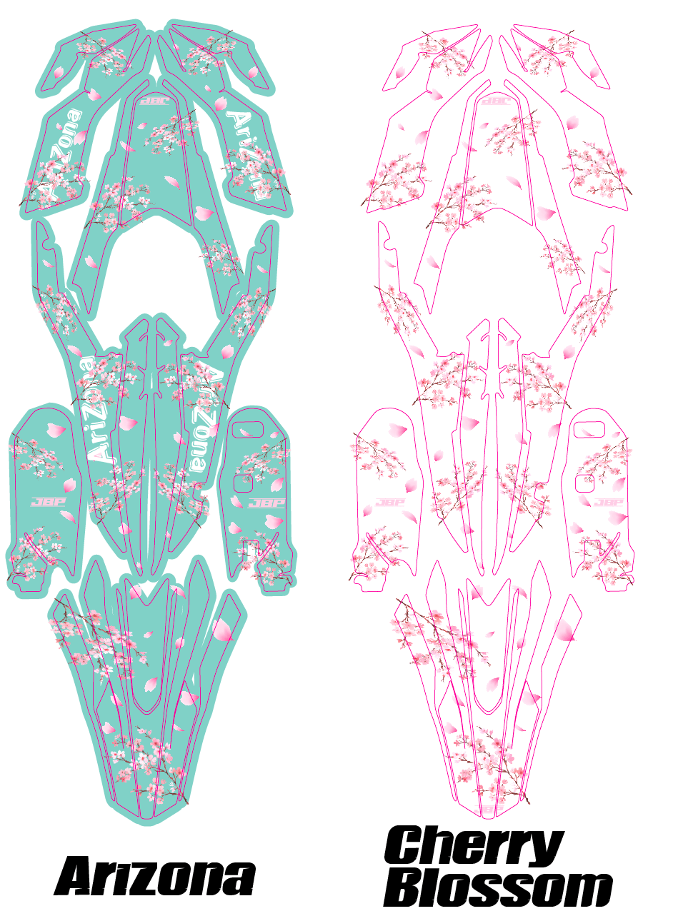 Cherry Blossom Ultra Bee Plastics Wraps - MXwraps