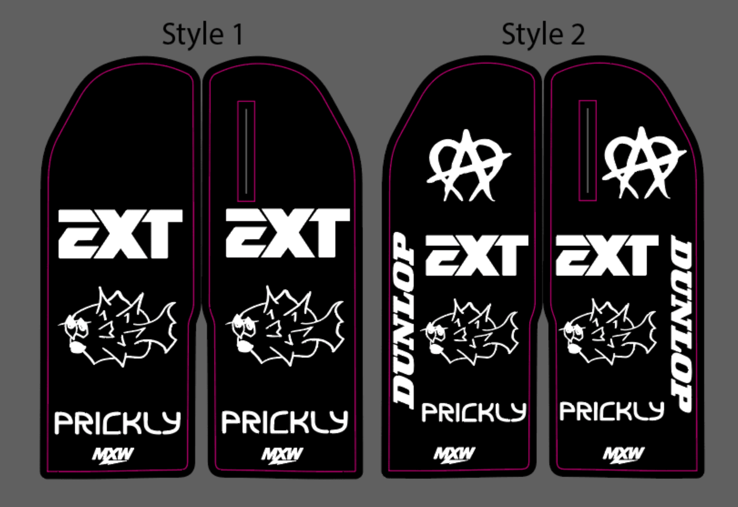 ETM RTR Fork Guard Decals - MXwraps