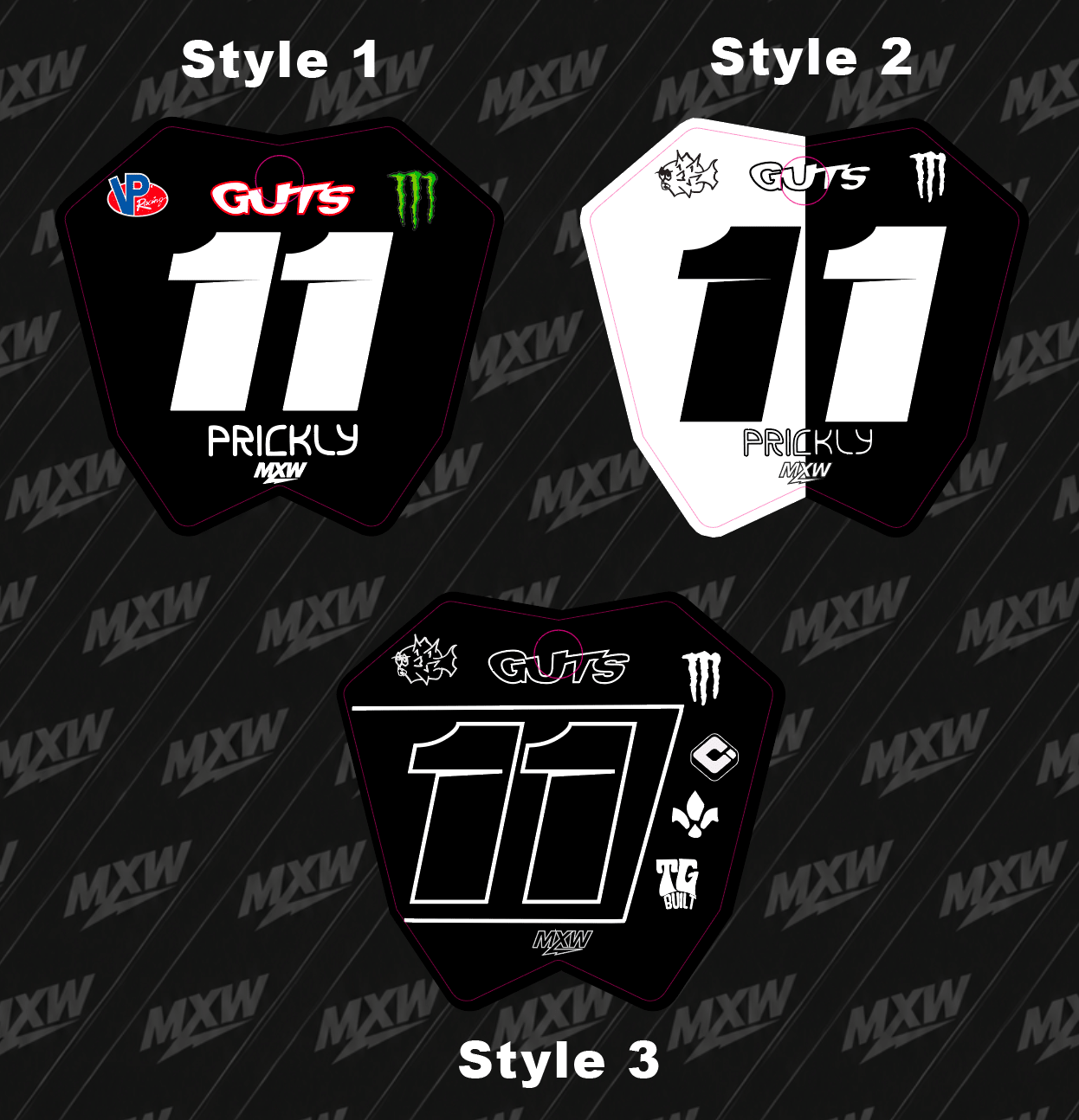 ETM RTR Front Plate Decal - MXwraps